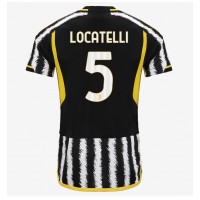Moški Nogometni dresi Juventus Manuel Locatelli #5 Domači 2023-24 Kratek Rokav